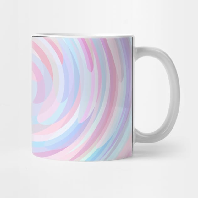 Soft Swirl Pastel Arrow Pattern by Peaceful Space AS